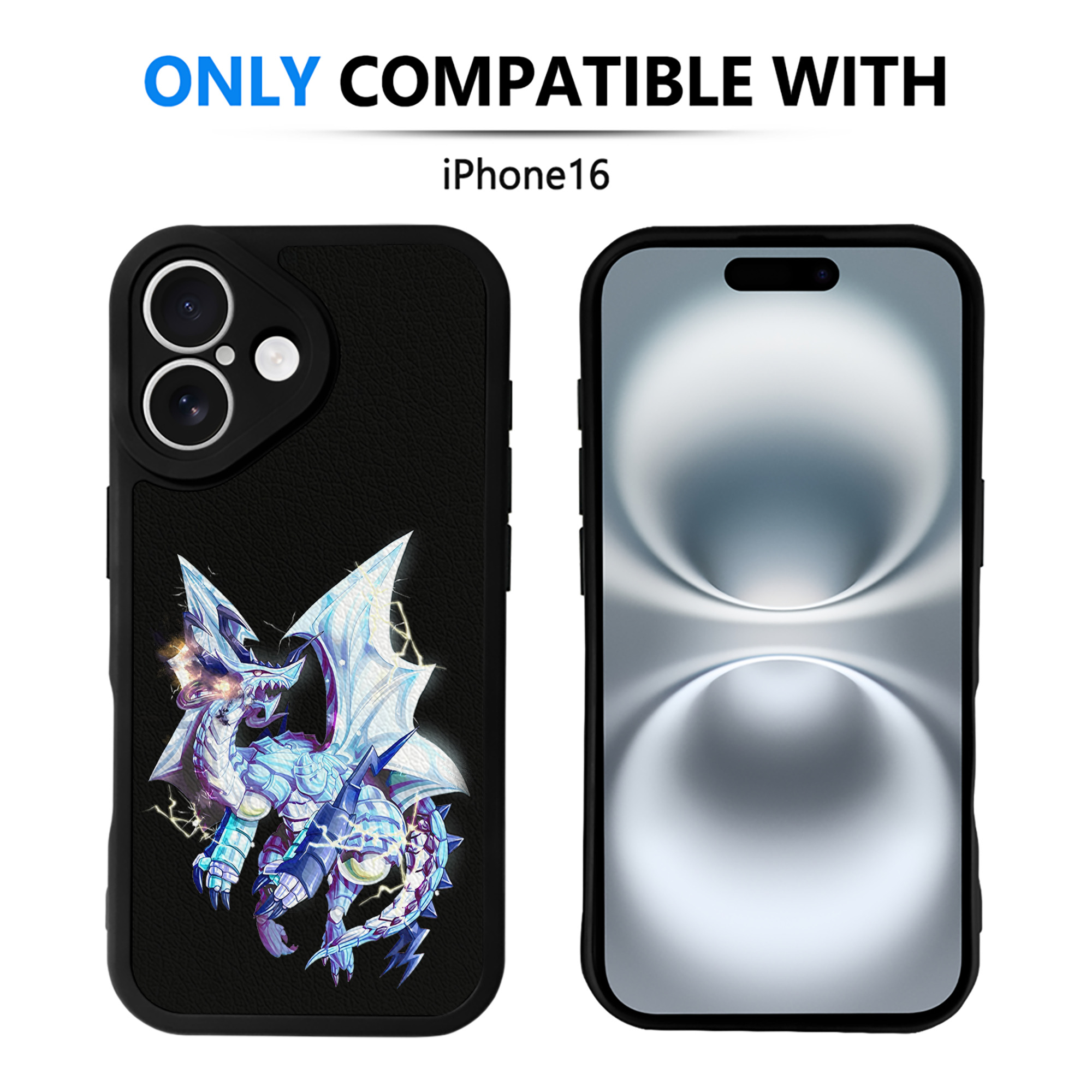 遊☆戯☆王 Yu-Gi-Oh! 【iPhone 16シリーズ対応】シリコンスマホケース（レザー調） 材質：シリコン